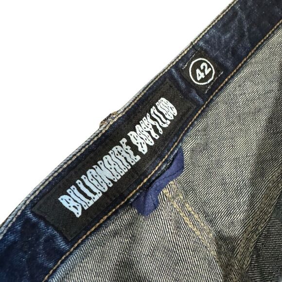 Billionaire Boys Club Blue Relaxed MIND JEAN Jeans Subtle Fading Smart Fit - Picture 5 of 11